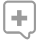 healthcare communications icon grey